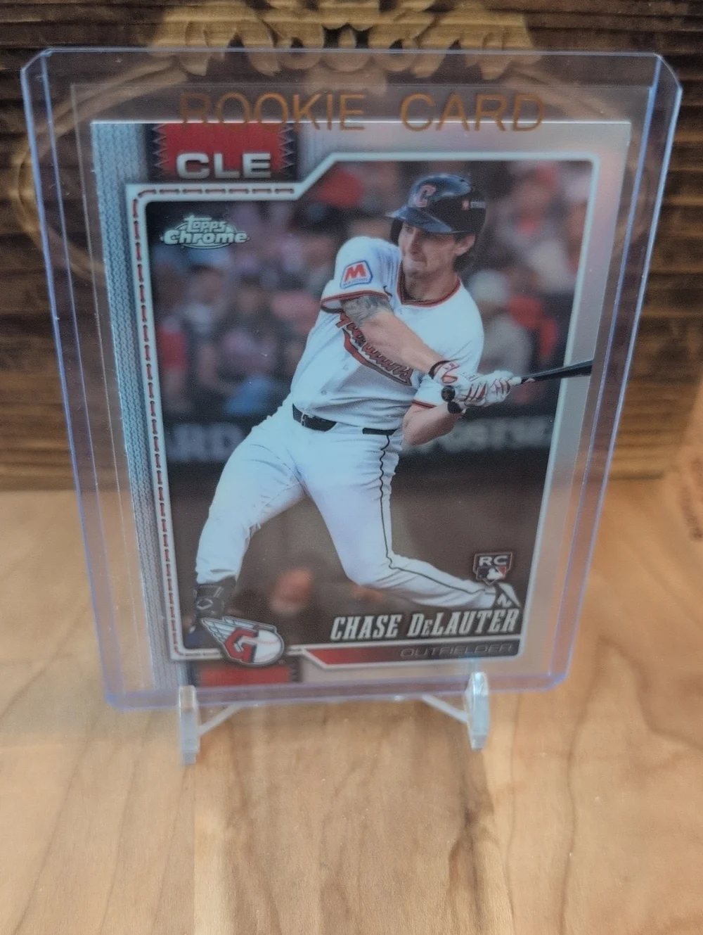 2026 Topps Chrome Chase DeLauter Silver Refractor Rookie Card Guardians